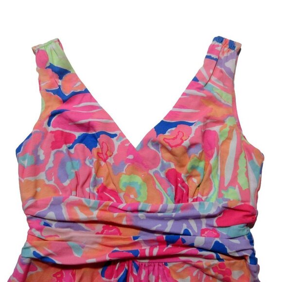 NWT Lilly Pulitzer Sloane Maxi in Playa Hermosa Floral Stretch Jersey Dress XS - Picture 3 of 7